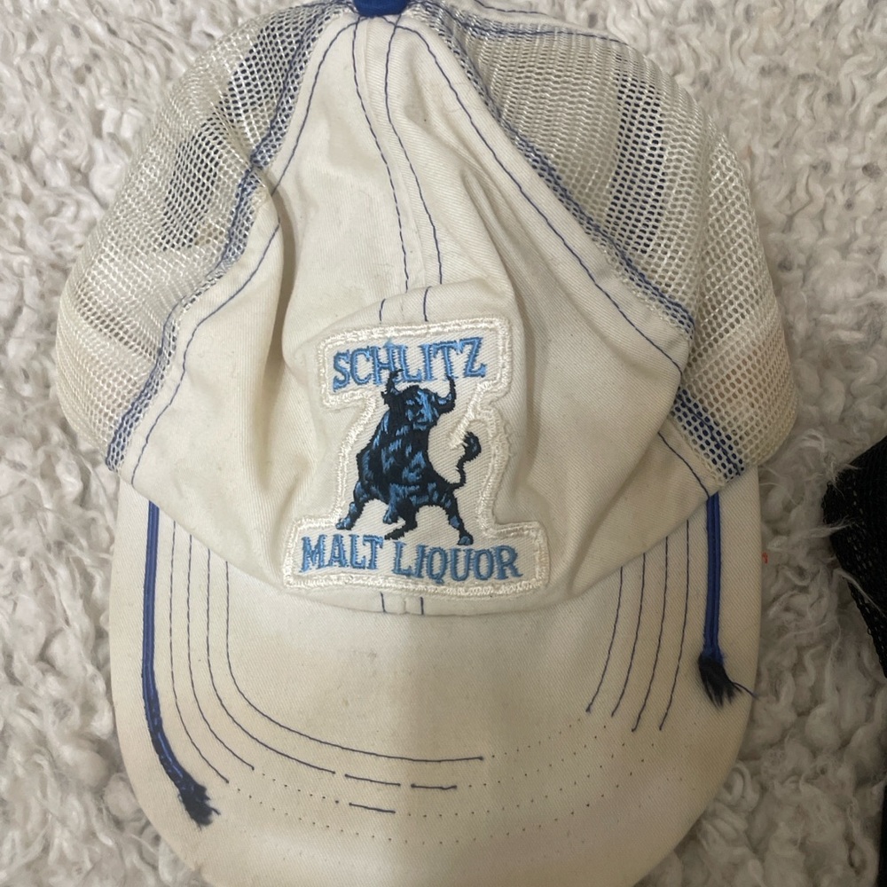 Vintage Schlitz Malt Liquor Trucker Hat + Replacement Brim – Restoration Project